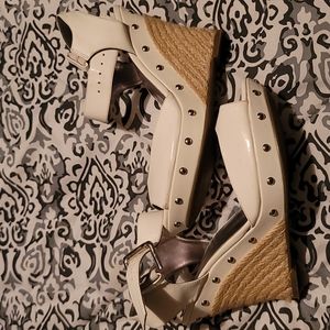 White Women Wedges